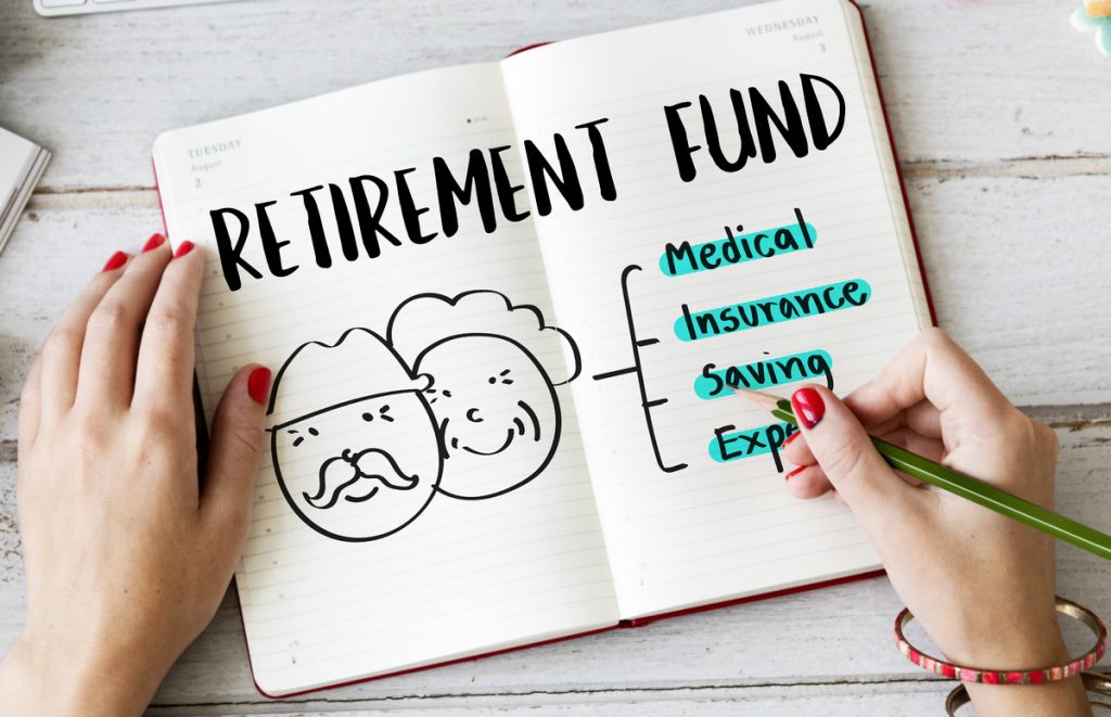 Retirement Financial Plan Risk Assessment Senior Concept